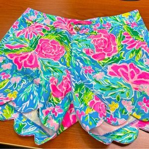 Lilly Pulitzer buttercup floral shorts. They are so cute!!!